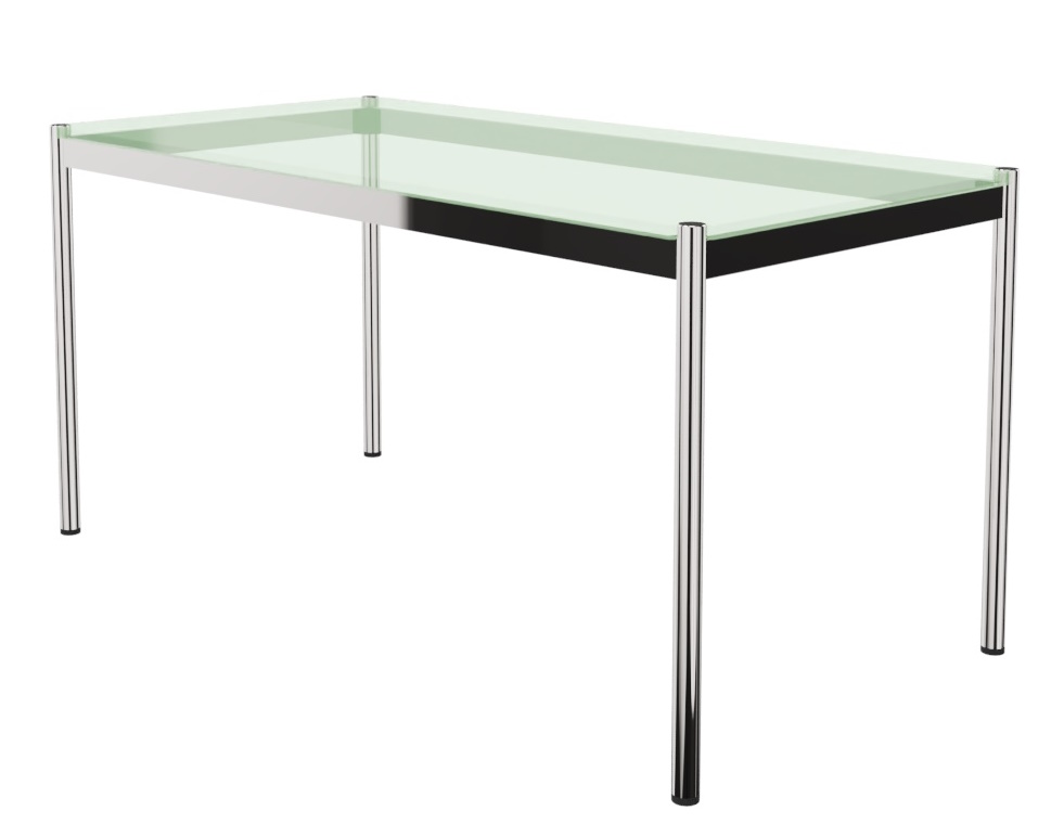 USM Haller glazen tafel 150 x 75 cm