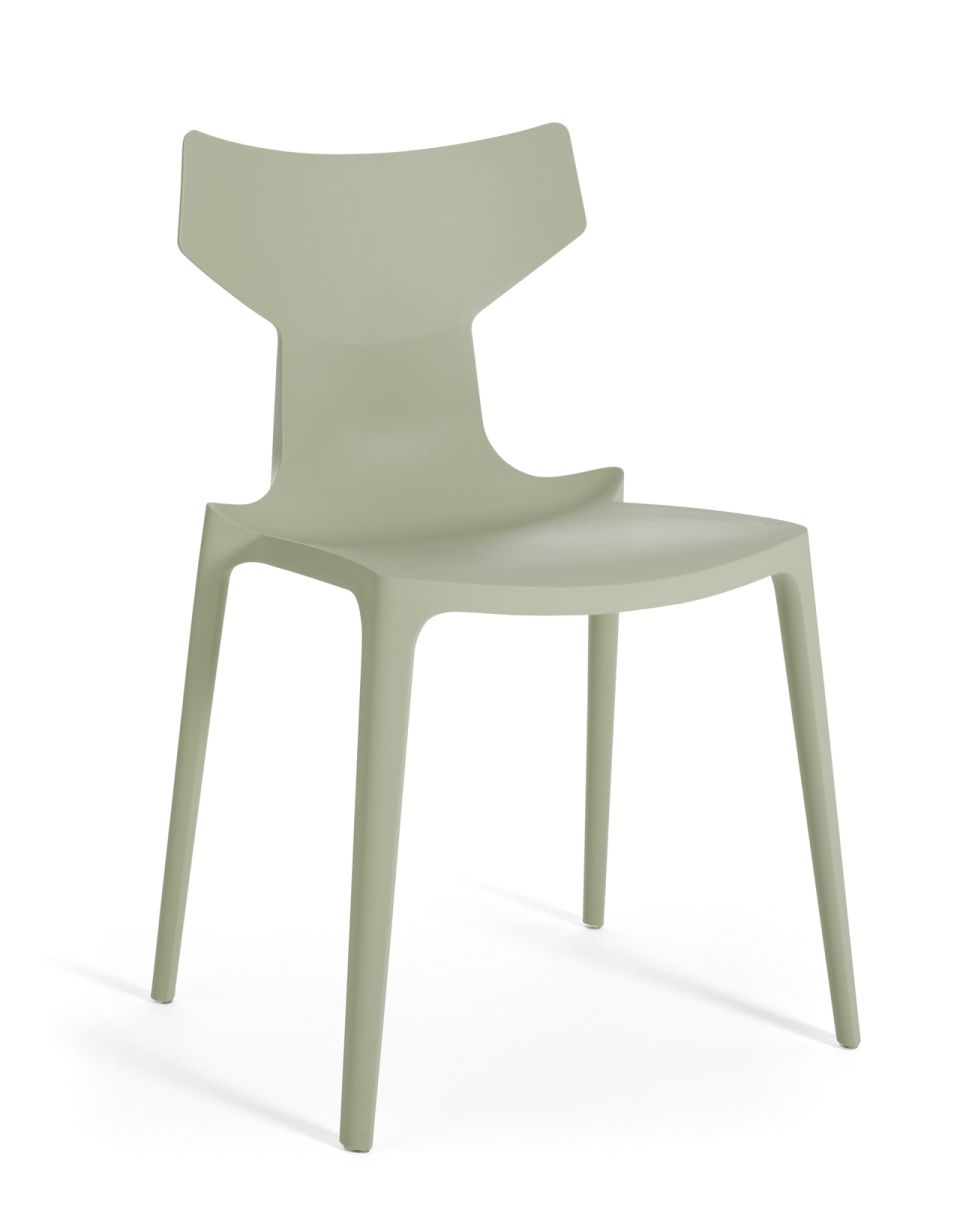 Re-Chair set van 2, groen, Kartell