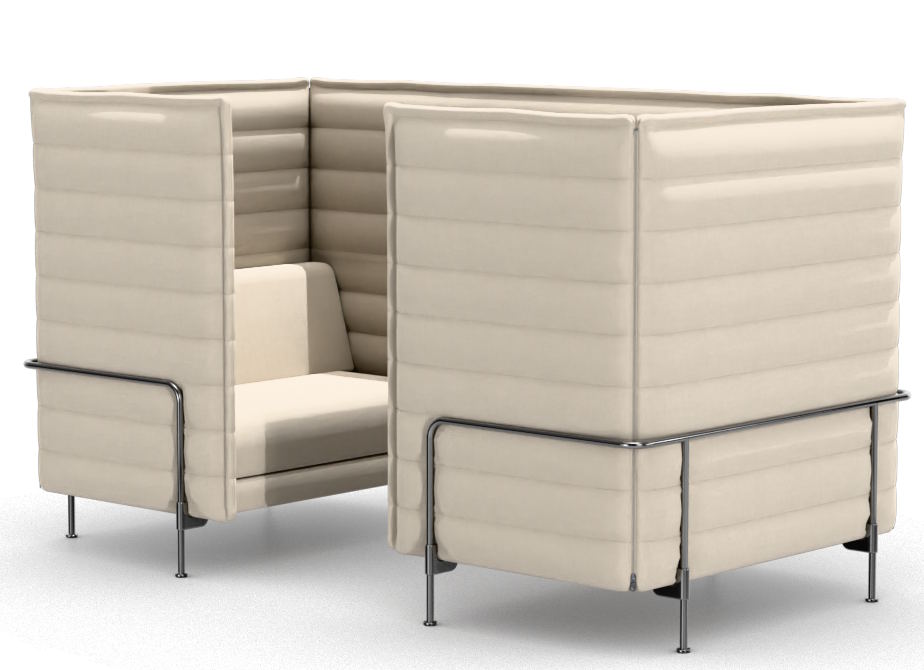 Alkoof Cabin Love Seat Hoge rugleuning Sofa Vitra