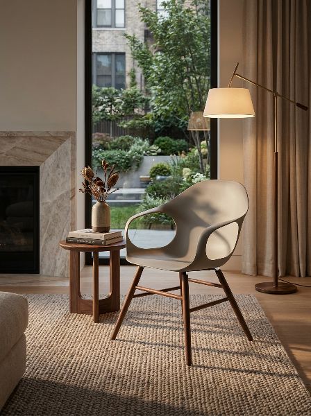 Elephantino fauteuil met houten frame van KRISTALIA