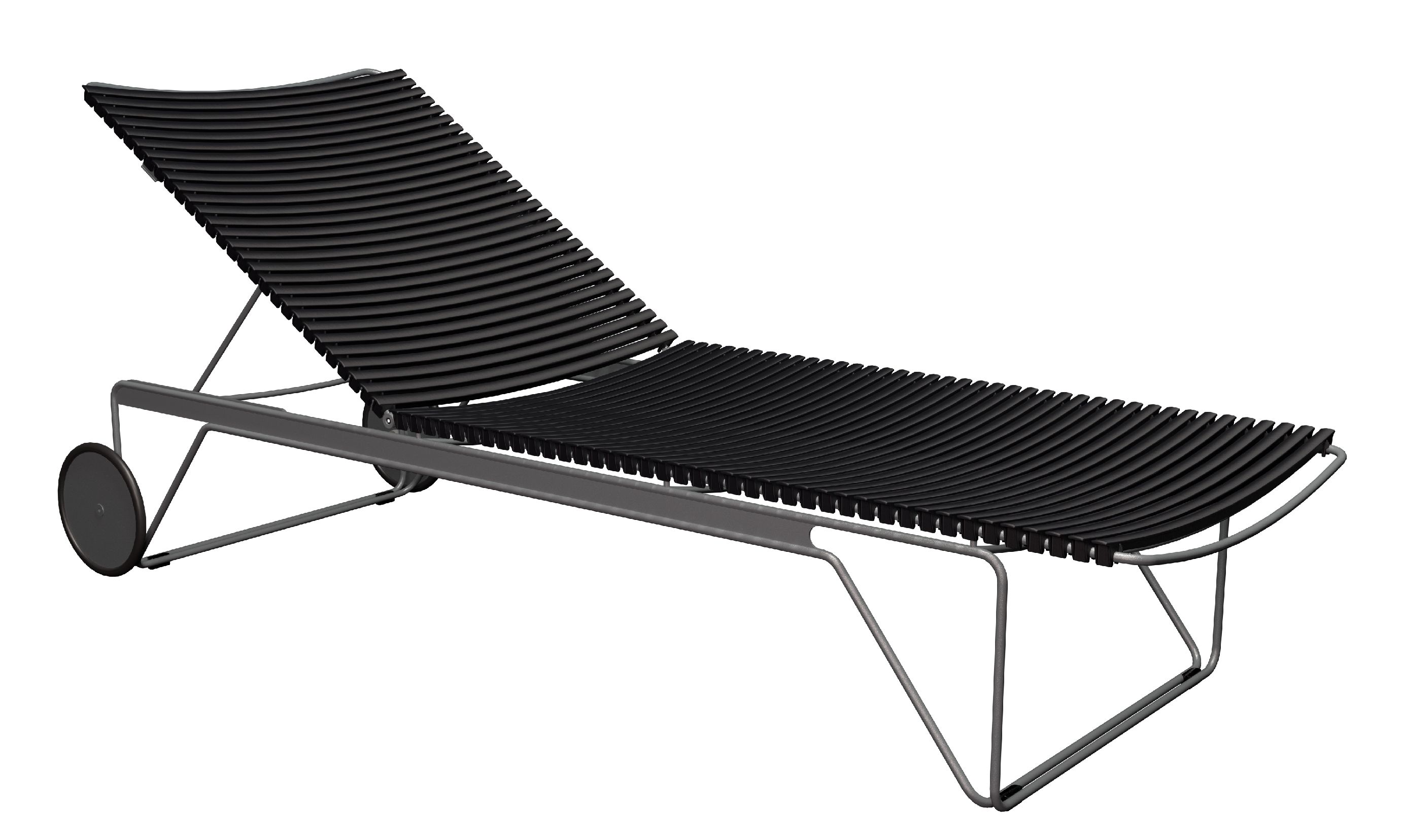 Click verstelbare chaise longue voor buiten Houe