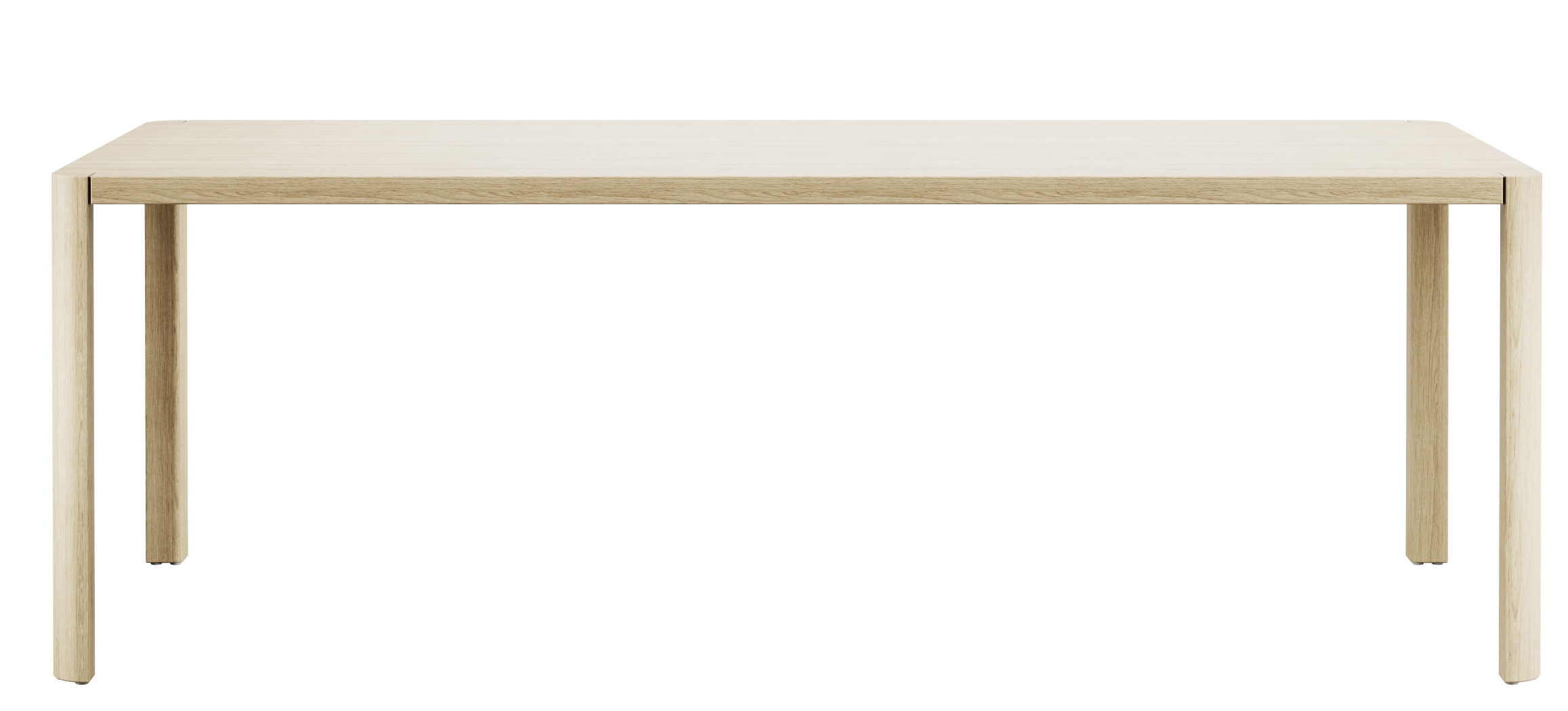 Thonet Esstisch 1140 aus hellem Holz, rechteckig und minimalistisch für Esszimmer oder Küche.
