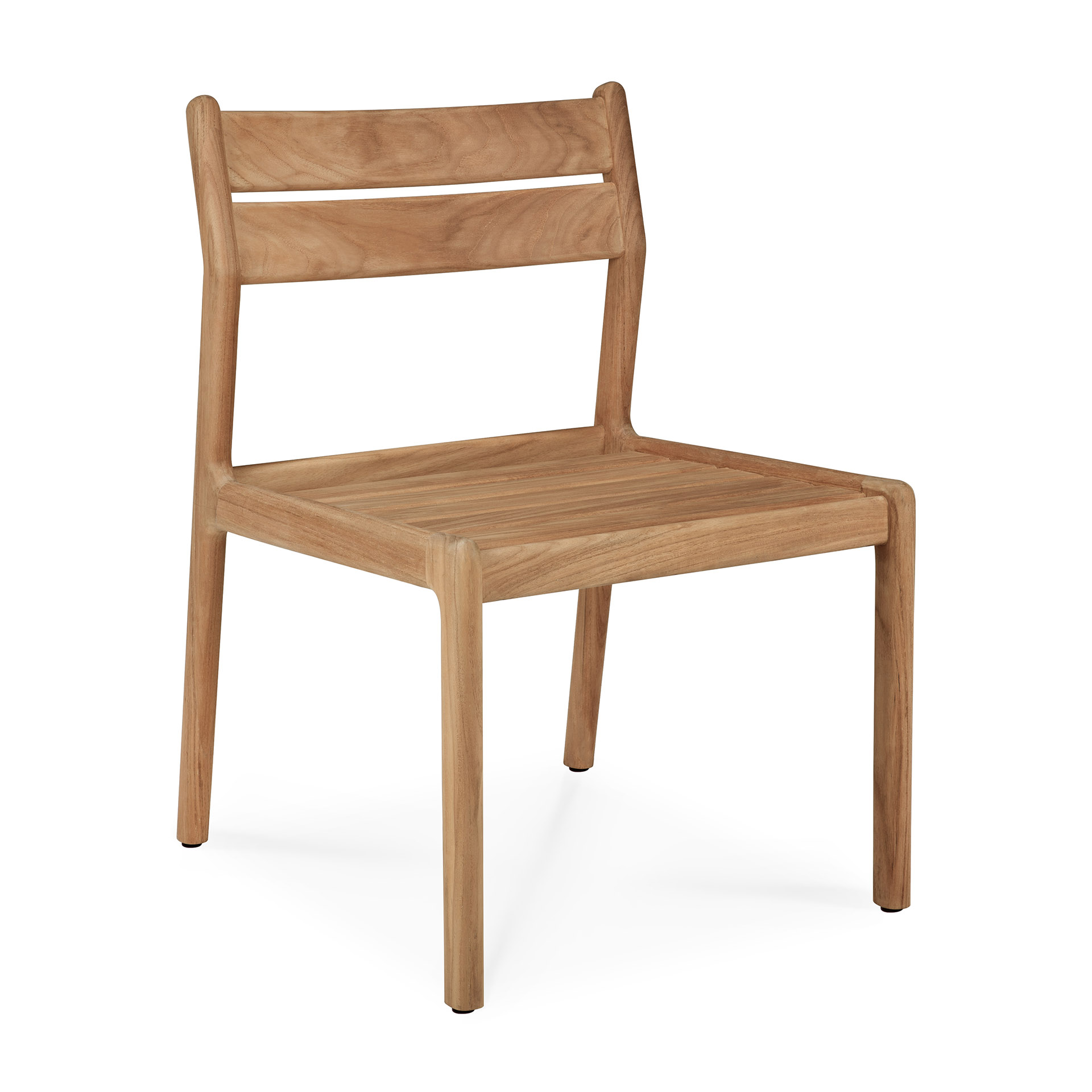 Jack Outdoor Stuhlgestell aus Teakholz von Ethnicraft. Moderner Gartenstuhl aus massivem Teakholz für den Außenbereich.