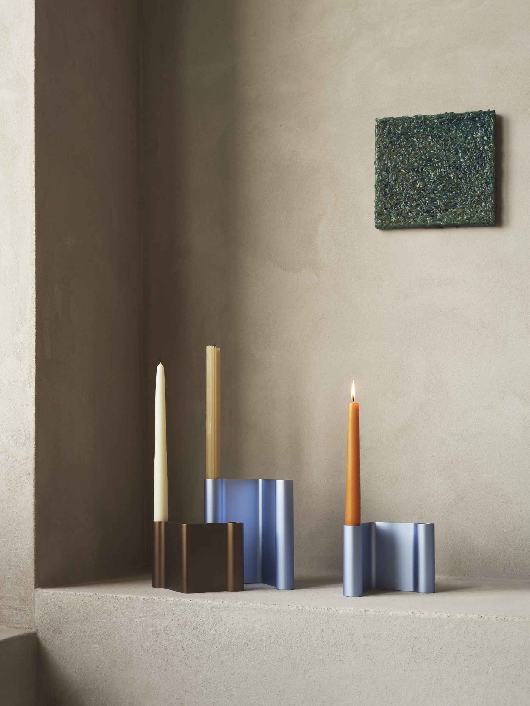 Pair kandelaar Muuto B 10 x H 11 cm / Zwart