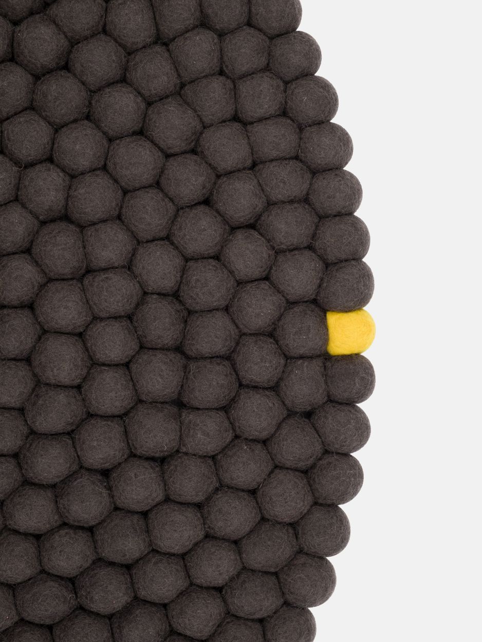 Big One rond vilten tapijt Ø 300 cm myfelt antraciet