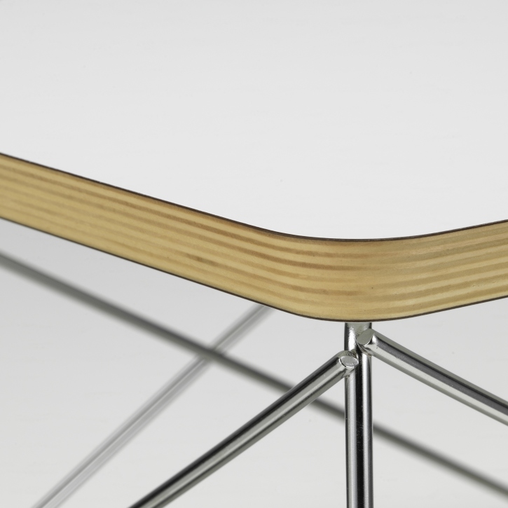 Occasional LTR bijzettafel HPL WIT / ROESTVRIJ STAAL Vitra UNIEKE EXEMPLAREN  