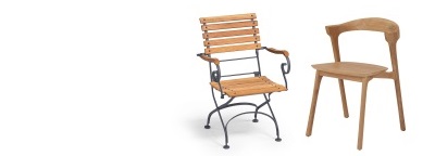 Houten stoelen