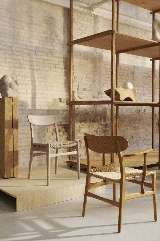 CH26 houten stoel van Carl Hansen & Søn