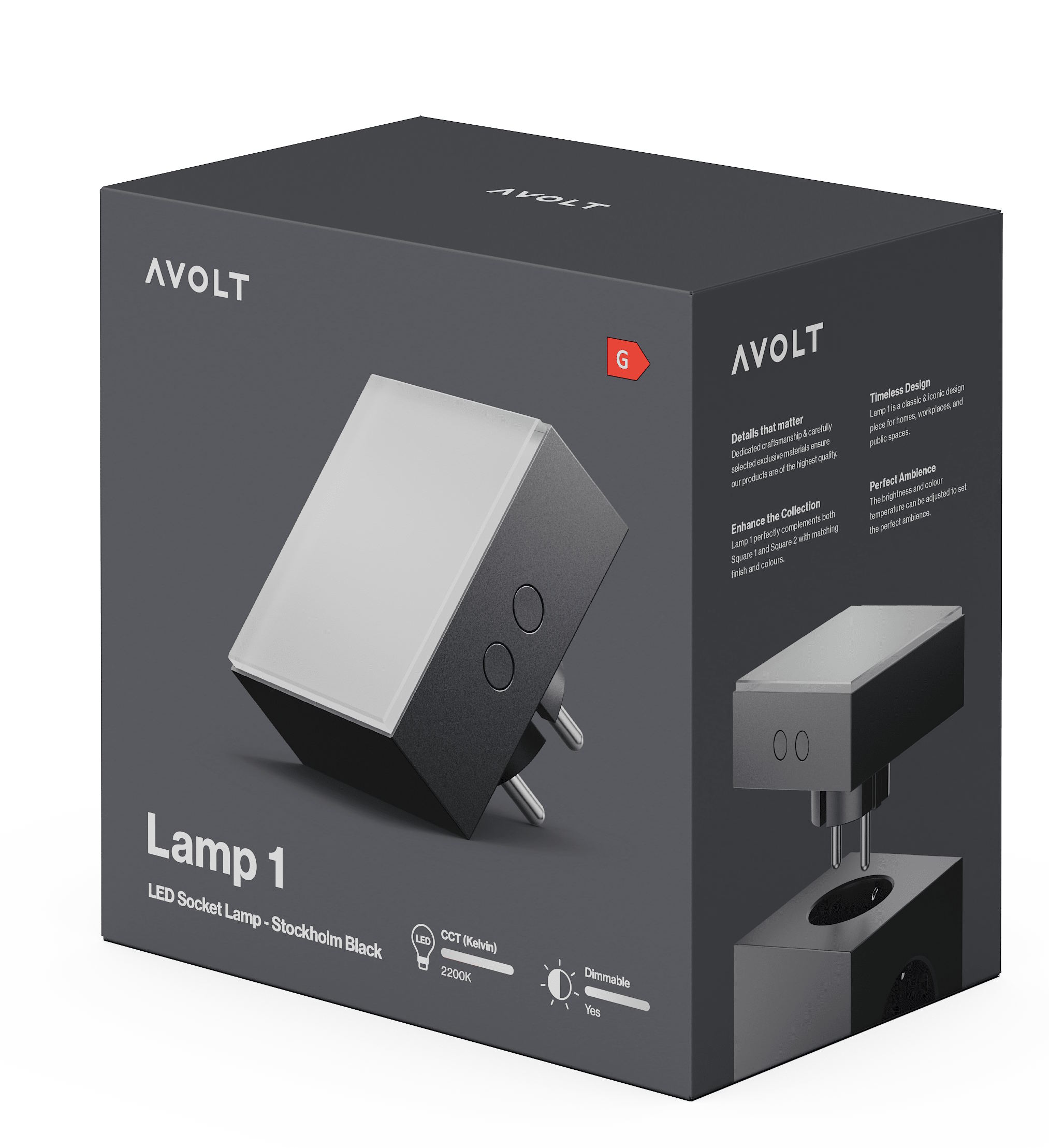 Lamp 1 LED-fittinglamp dfp design
