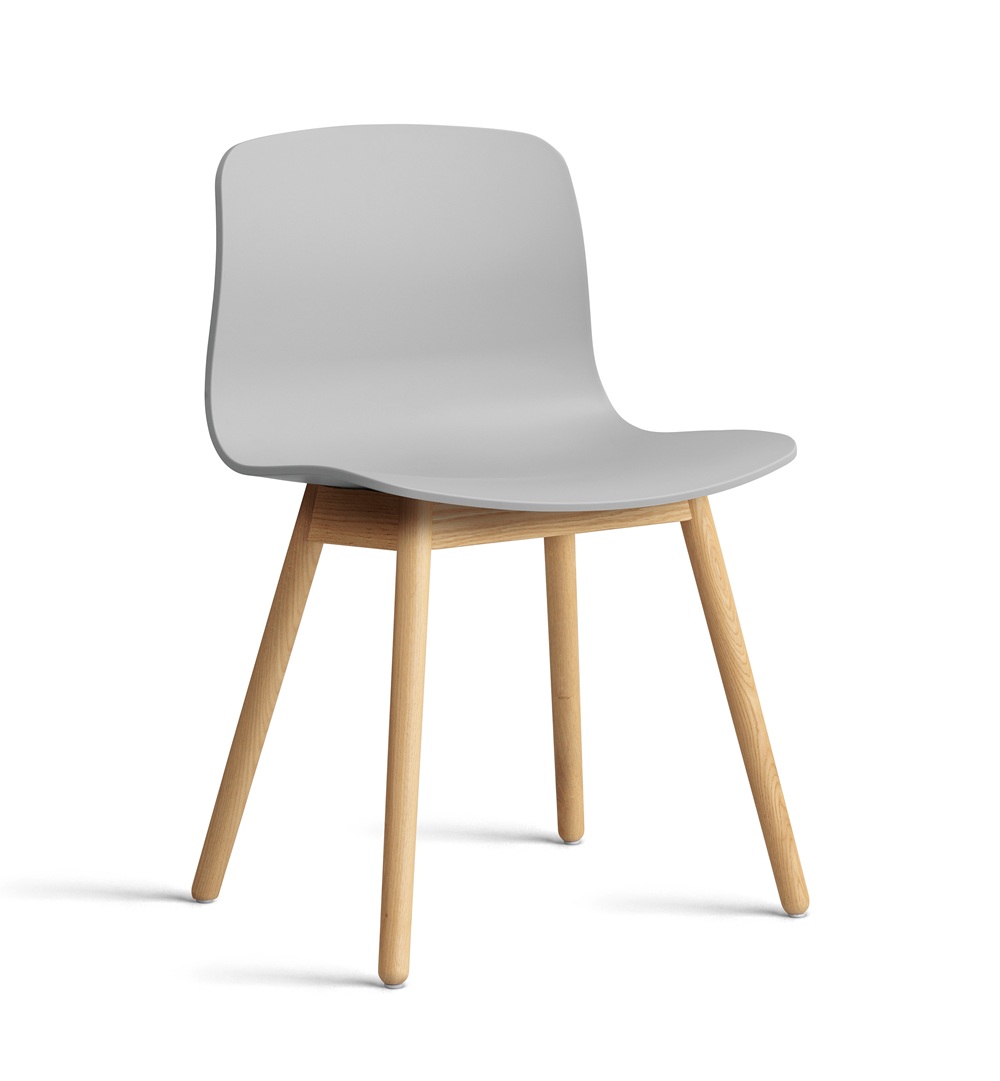 About a Chair AAC12 / AAC 12 Stoel Eikenhout gelakt Betongrijs Hay EINZELSTÜCK