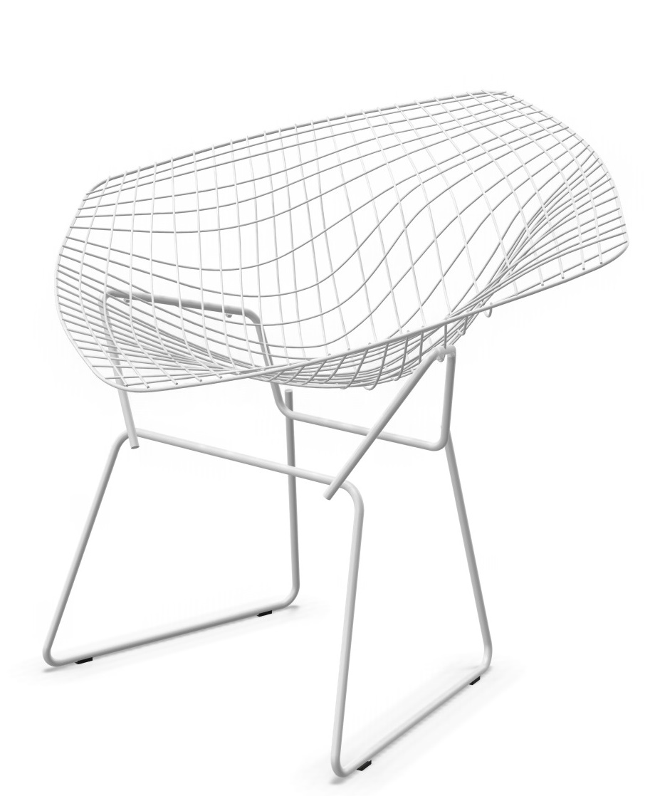 Bertoia Diamond fauteuil OUTDOOR Knoll International SNELLE LEVERING