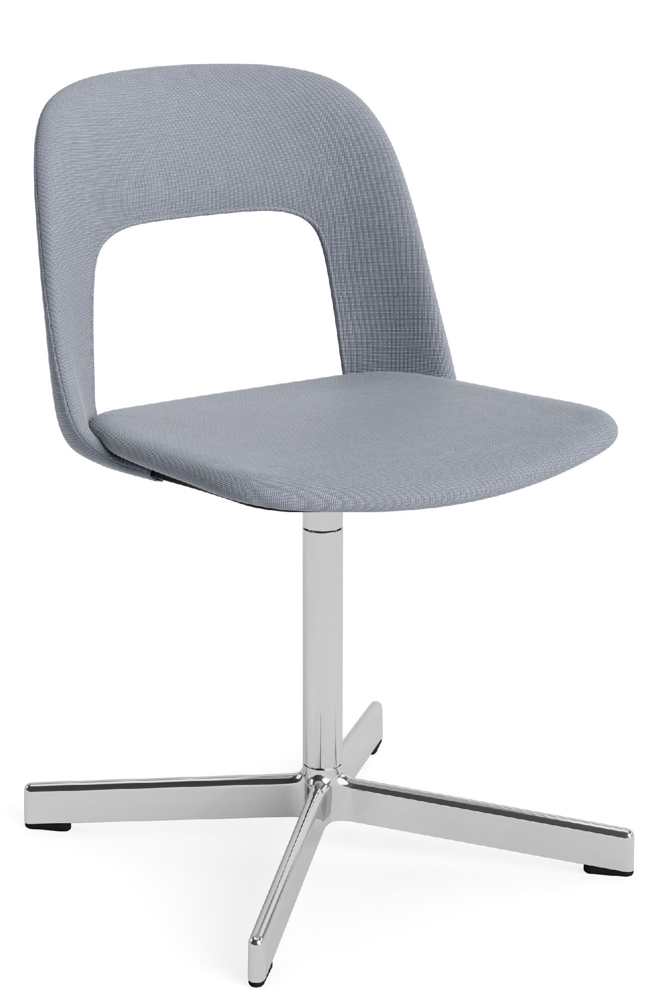 Layout Side Chair 134 stoel met vierpotig draaivoet van Hay