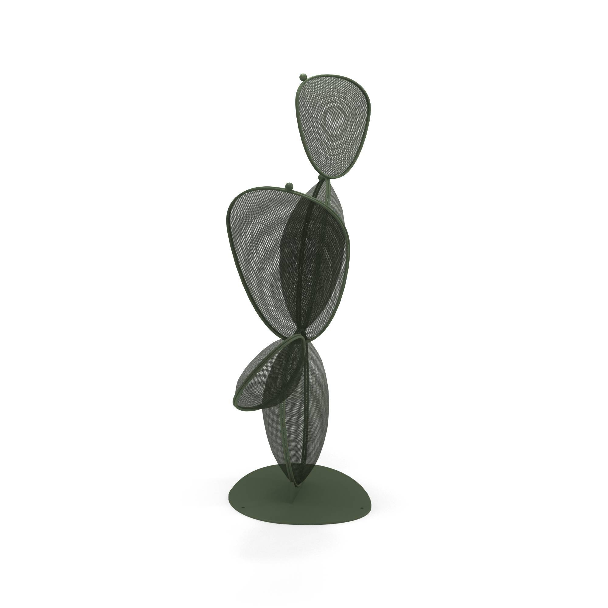 Grüne Ficus Stehleuchte von Emu für den Garten, modernes Design aus Metall.