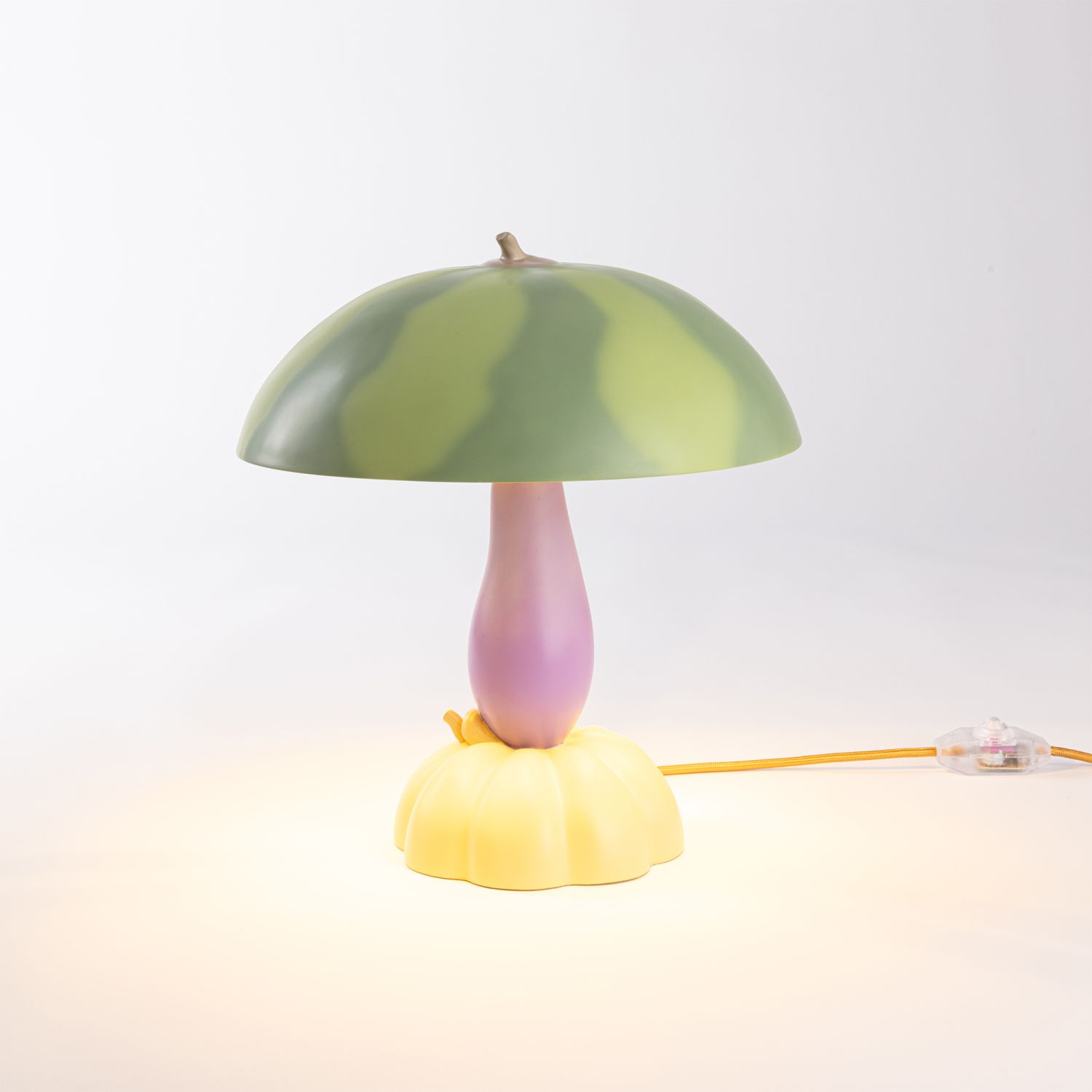 Seletti Vitamin Table Lamp Tischleuchte Wassermelone, moderne Lampe in Form einer bunten Melone.