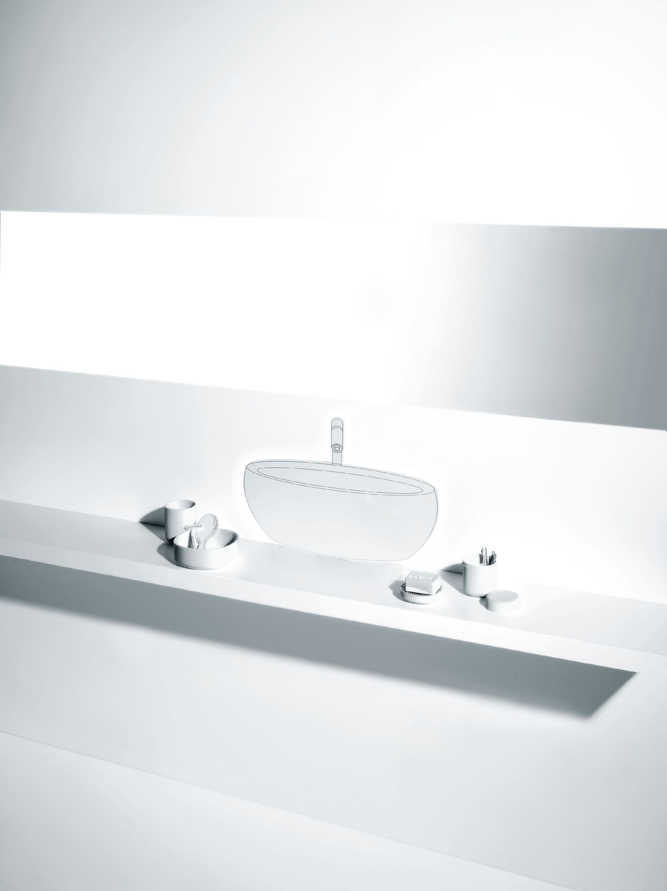 Birillo zeepbakje PL04 W Alessi