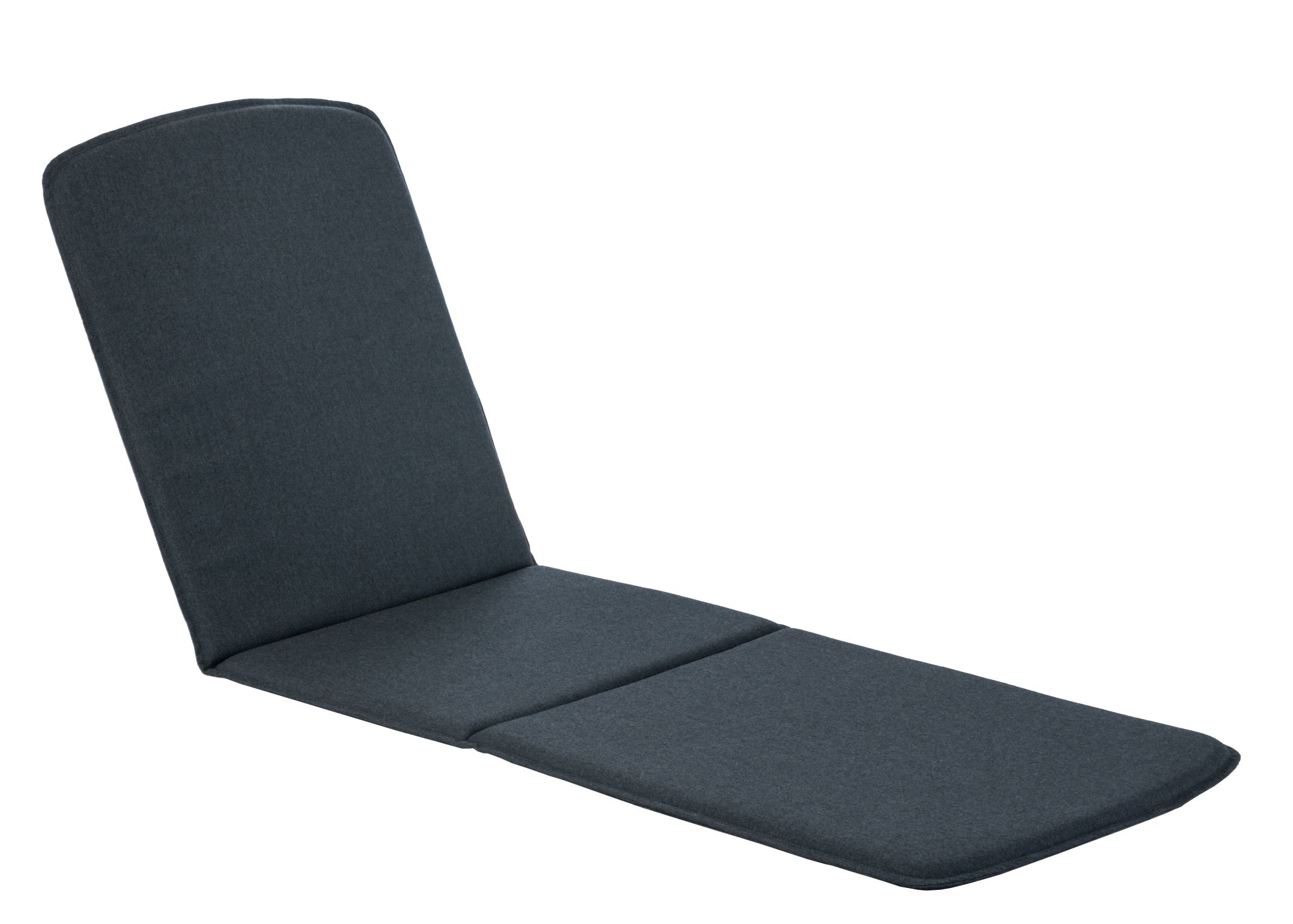 Molo Outdoor Kissen für Houe Sonnenliege, dunkelgraues Polster für Gartenmöbel und Liegen.