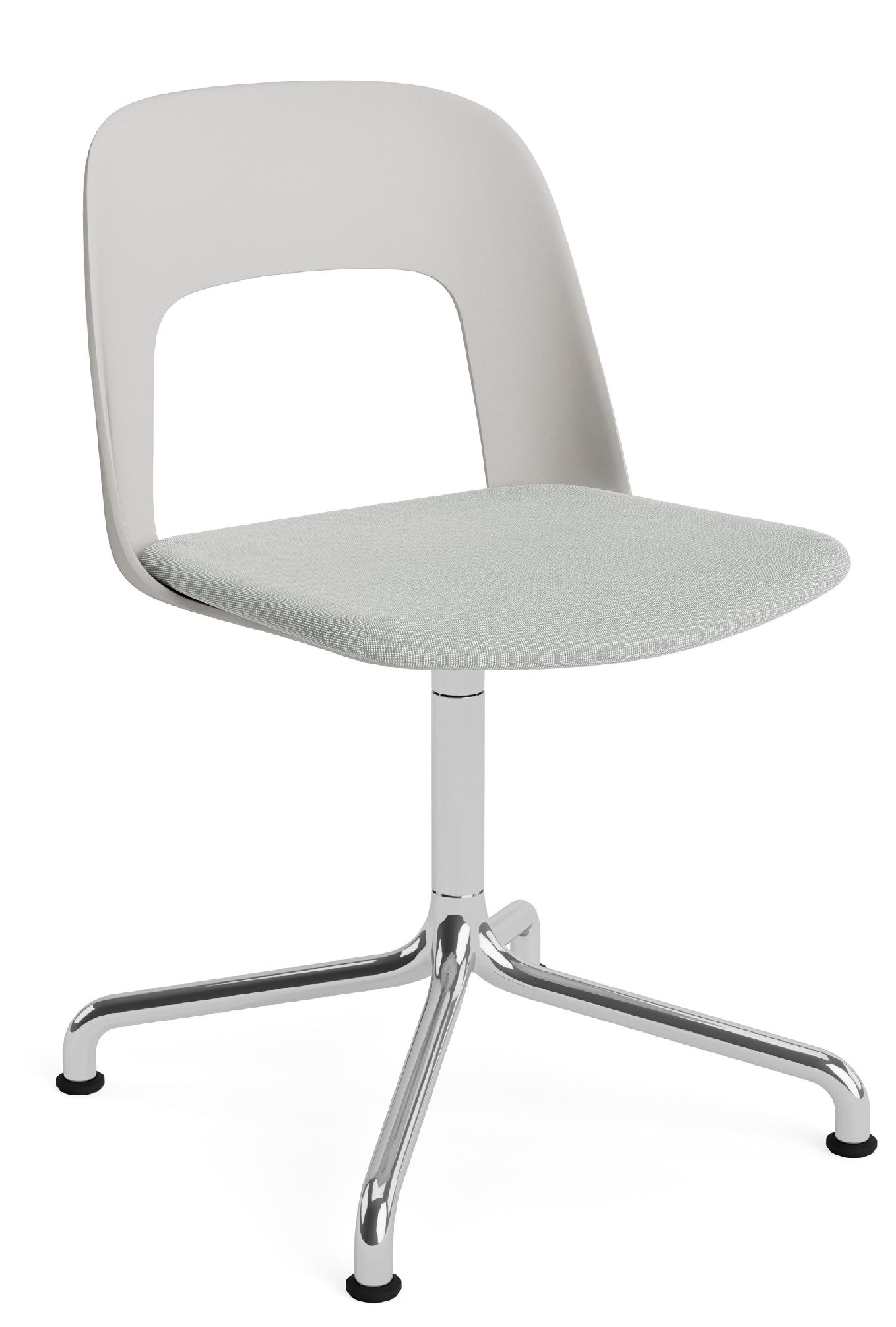 Layout Side Chair 153 draaistoel met vier poten van Hay