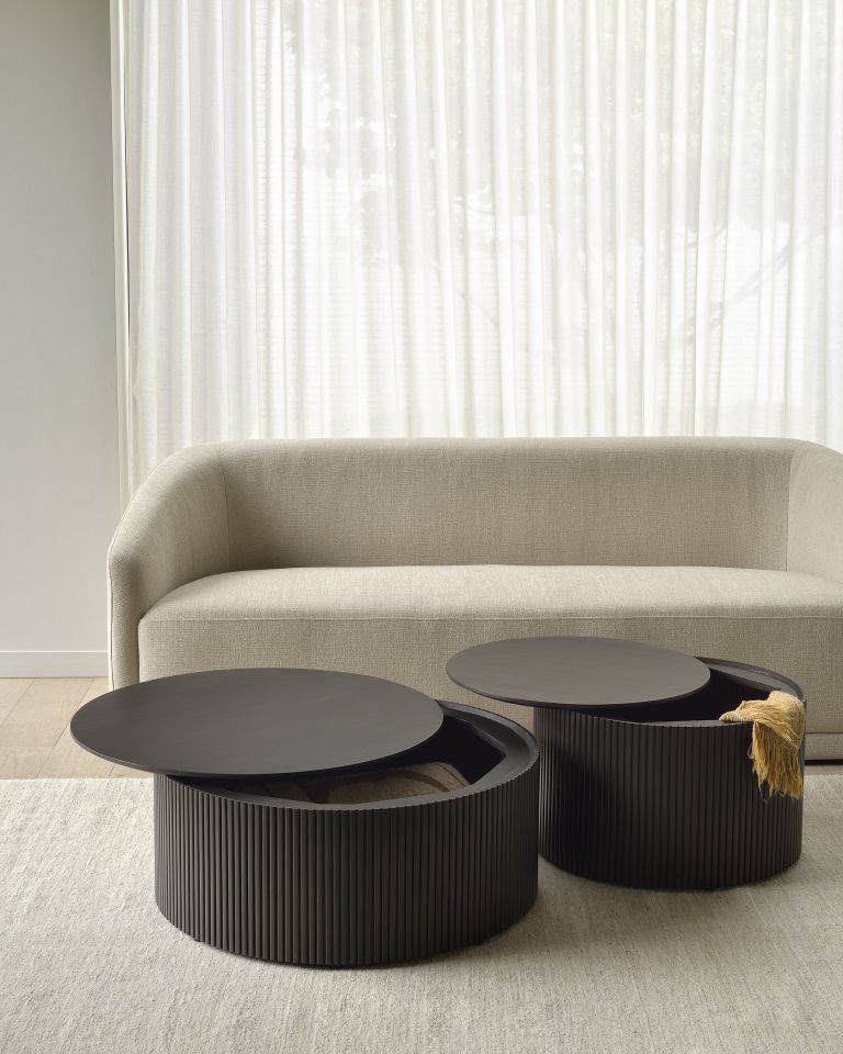 Roller Max salontafel, rond, mahonie, Ethnicraft