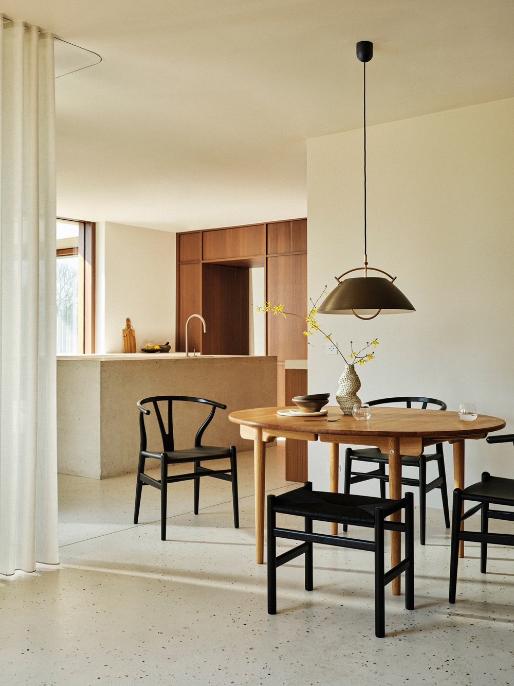 CH24P Wishbone Chair / Y-Chair stoel 4-delige set Carl Hansen & Søn