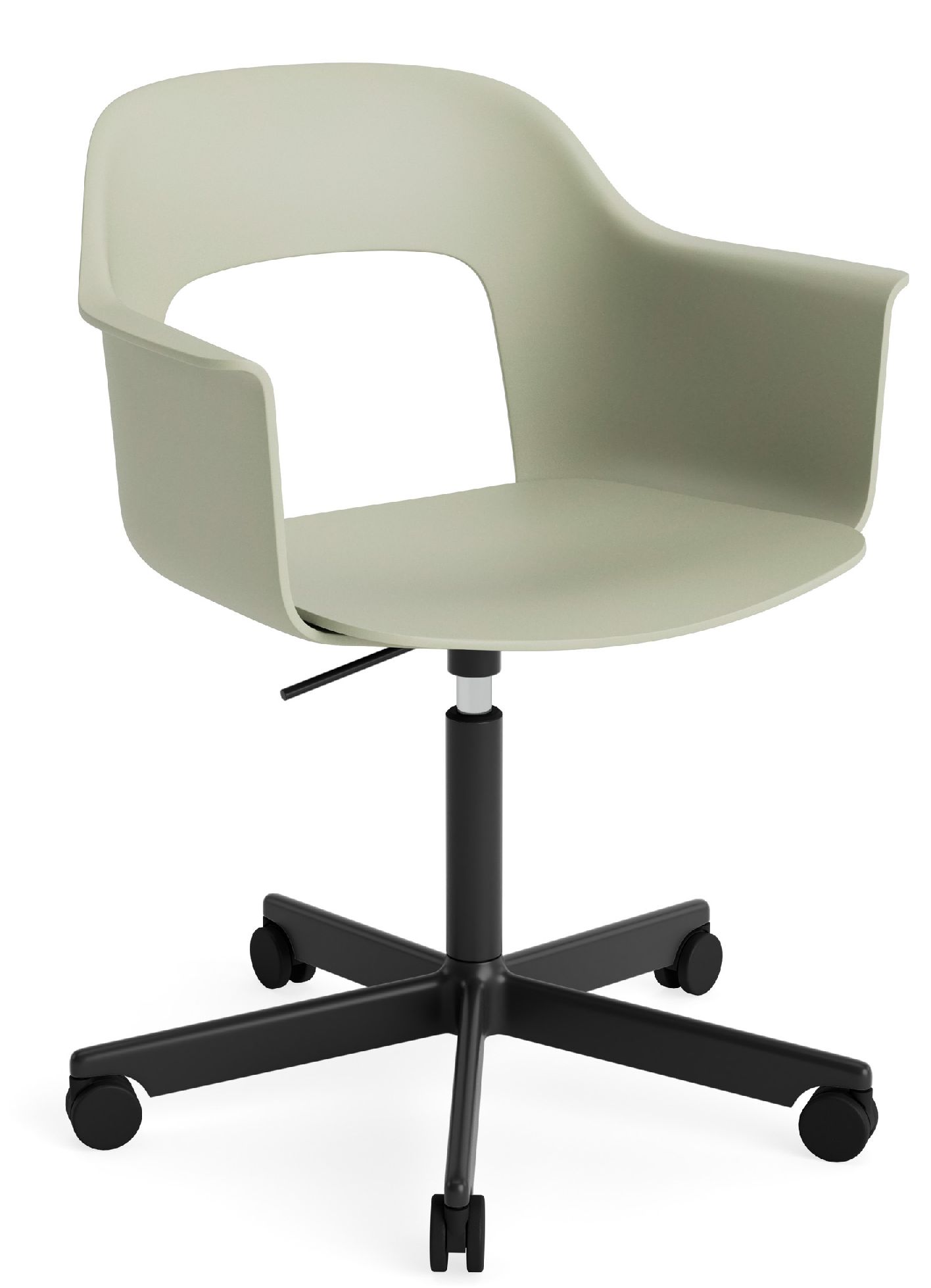 Layout Armchair 241 Fauteuil met 5-sterrenvoet, draaimechanisme met gasveer Hay
