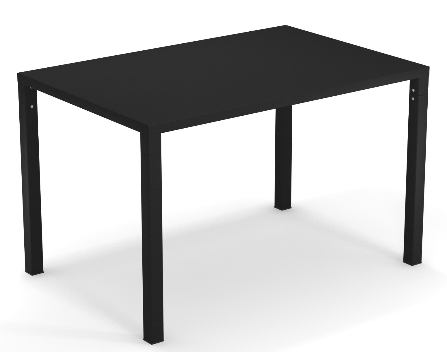 Schwarzer Nova Tisch Outdoor von Emu, moderner Gartentisch mit minimalistischem Design für den Außenbereich.