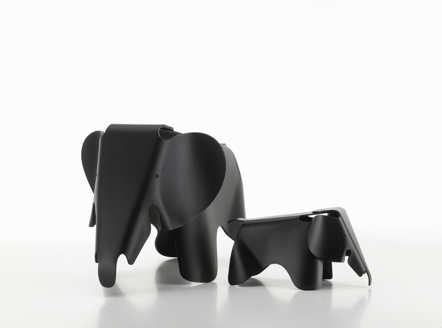 Eames Elephant Small klein RE Vitra diepzwart