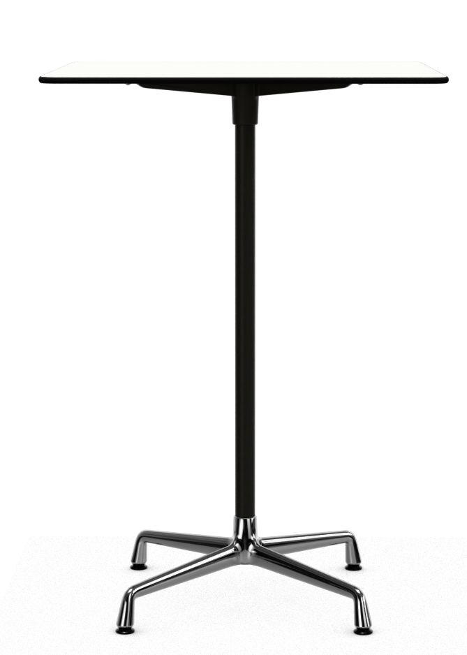Eames Contracttafels Hoge staande tafel 75x75 cm Vitra 