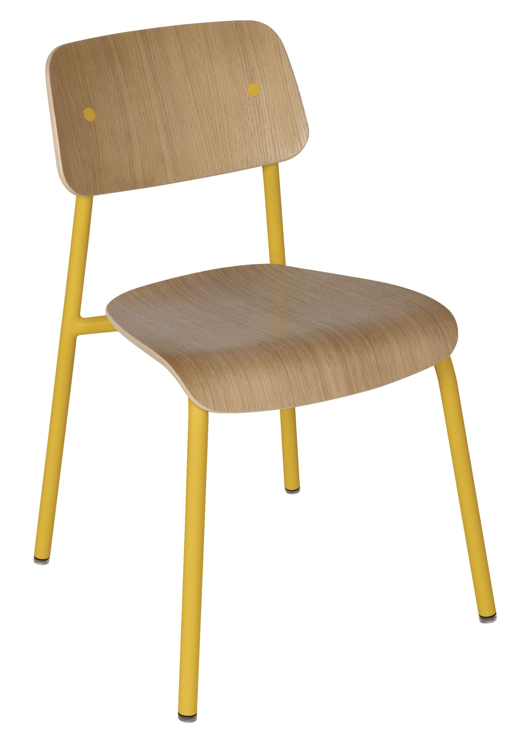 Studie Chair stoel van eikenhout voor binnen, Fermob
