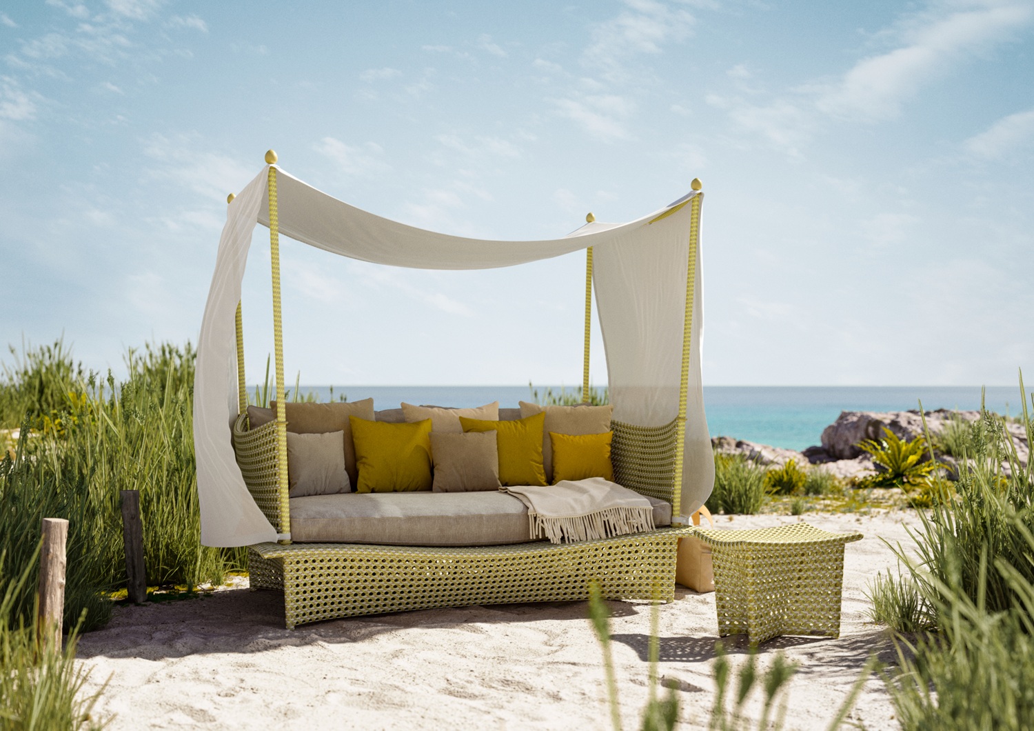 Daydream-dagbed met bekleding van Dedon