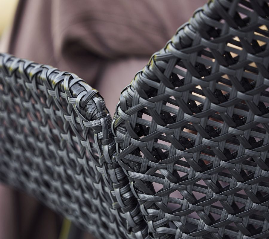 Vibe-fauteuil met hoge rugleuning van Cane-Line