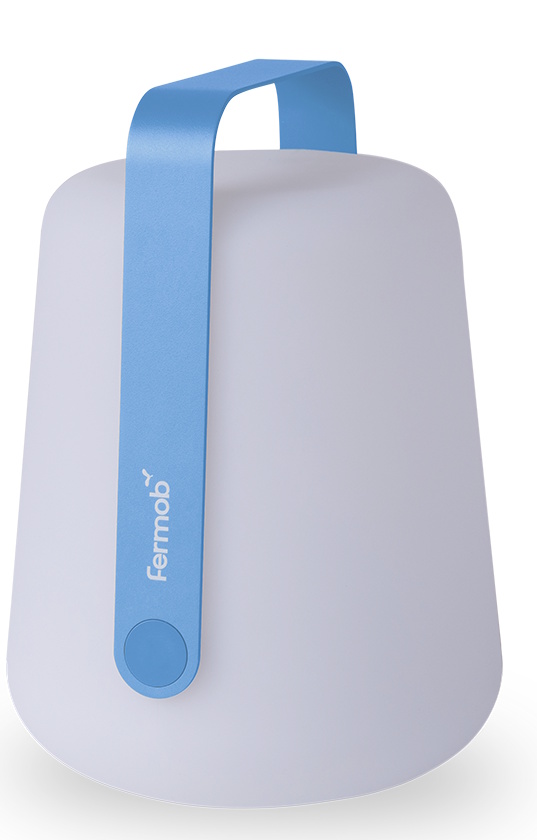 Balad 2 tafellamp H 25 cm Fermob Maya blauw
