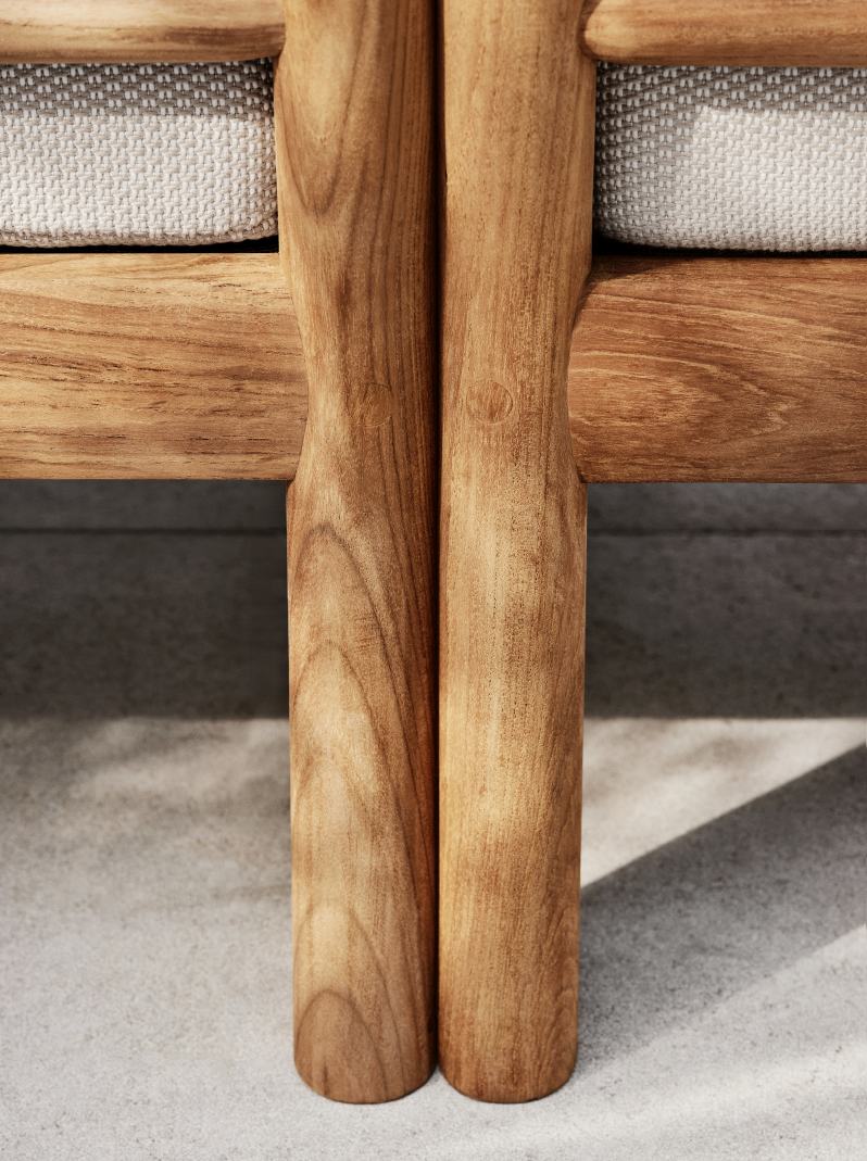Tradition End-modulair buitenbank Skagerak van Fritz Hansen