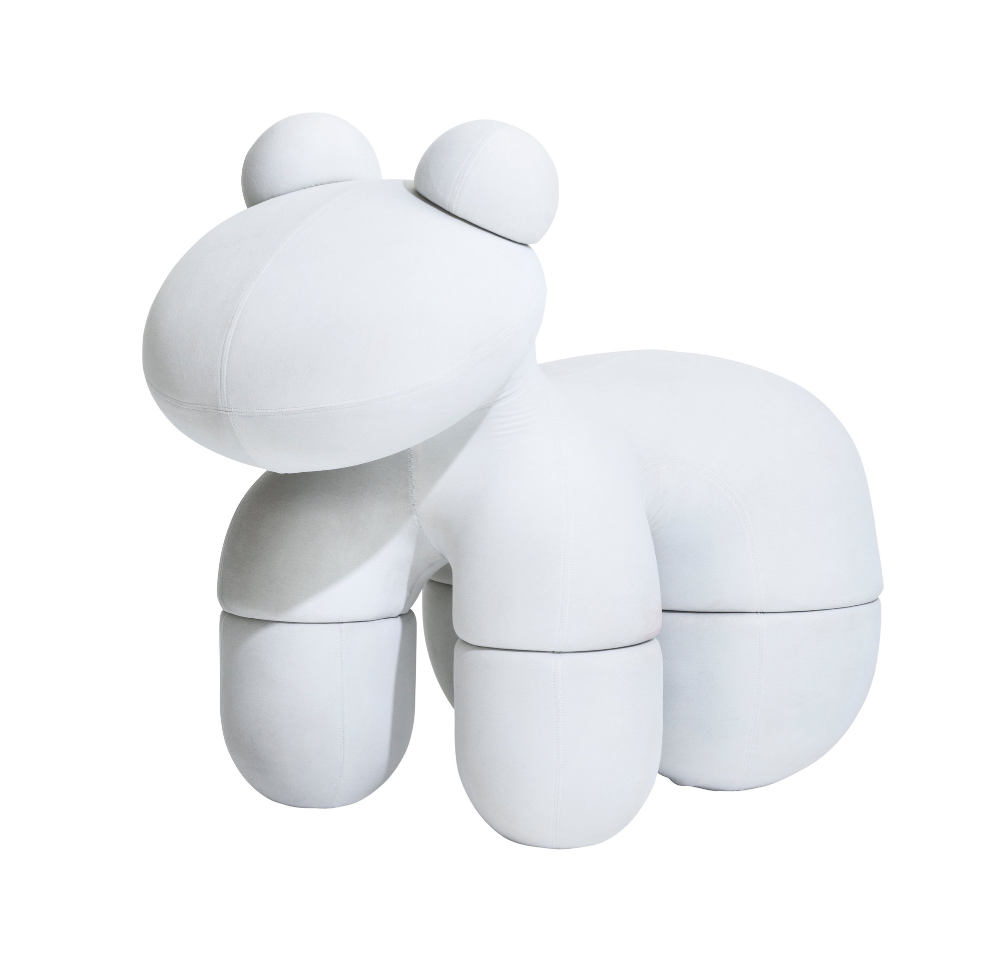 Weißer Pony Stuhl von Eero Aarnio Originals, ein Designklassiker für Kinderzimmer und modernes Wohnen.