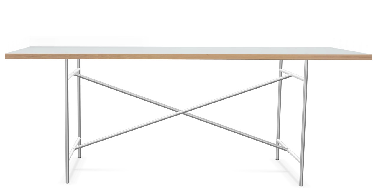 Eiermann 2 EETTAFEL Indoor Compleet LINOLEUM FORBO ASH / EIKENRAND Richard Lampert UNIEK EXEMPLAAR
