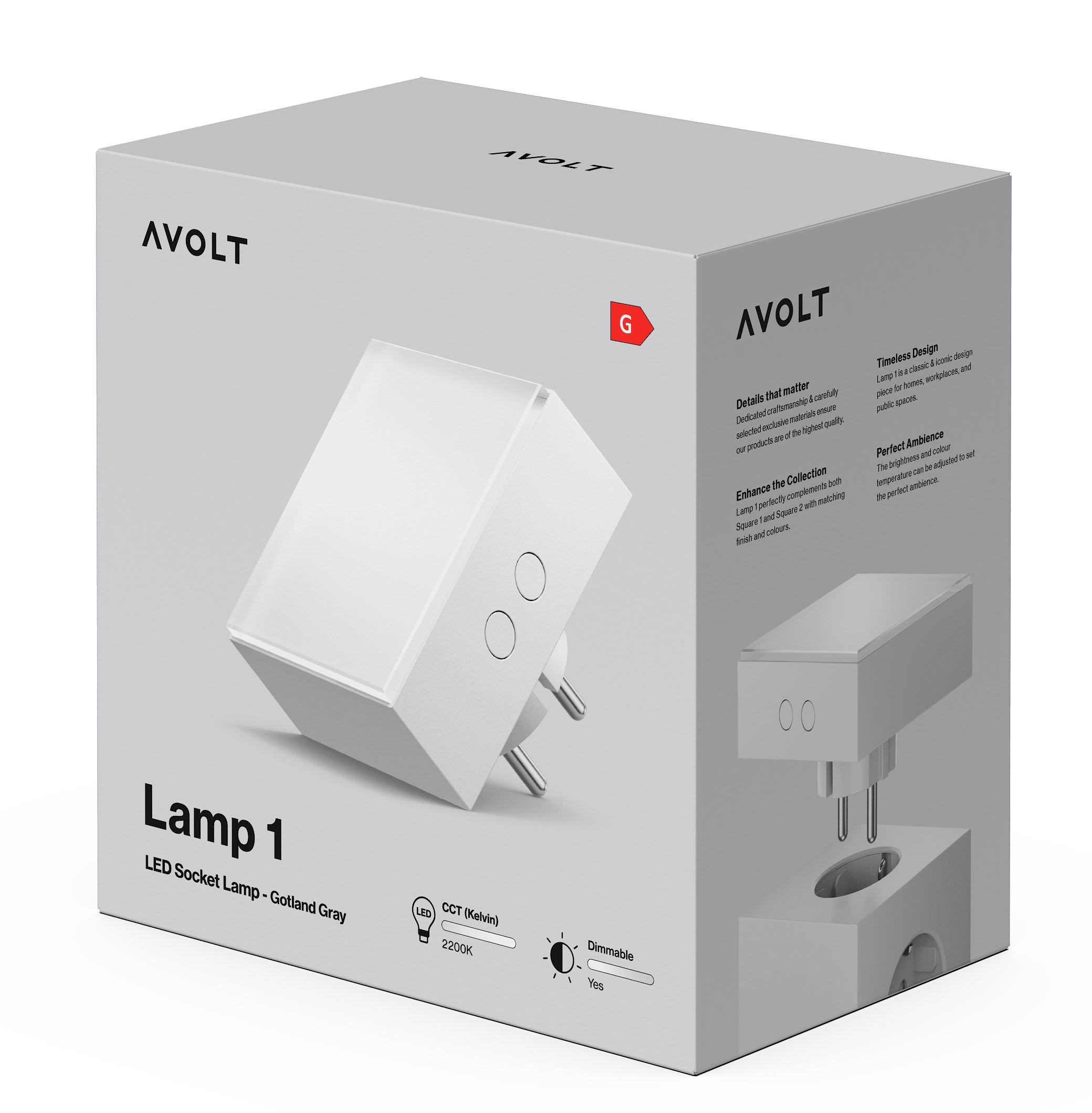 Lamp 1 LED-fittinglamp dfp design
