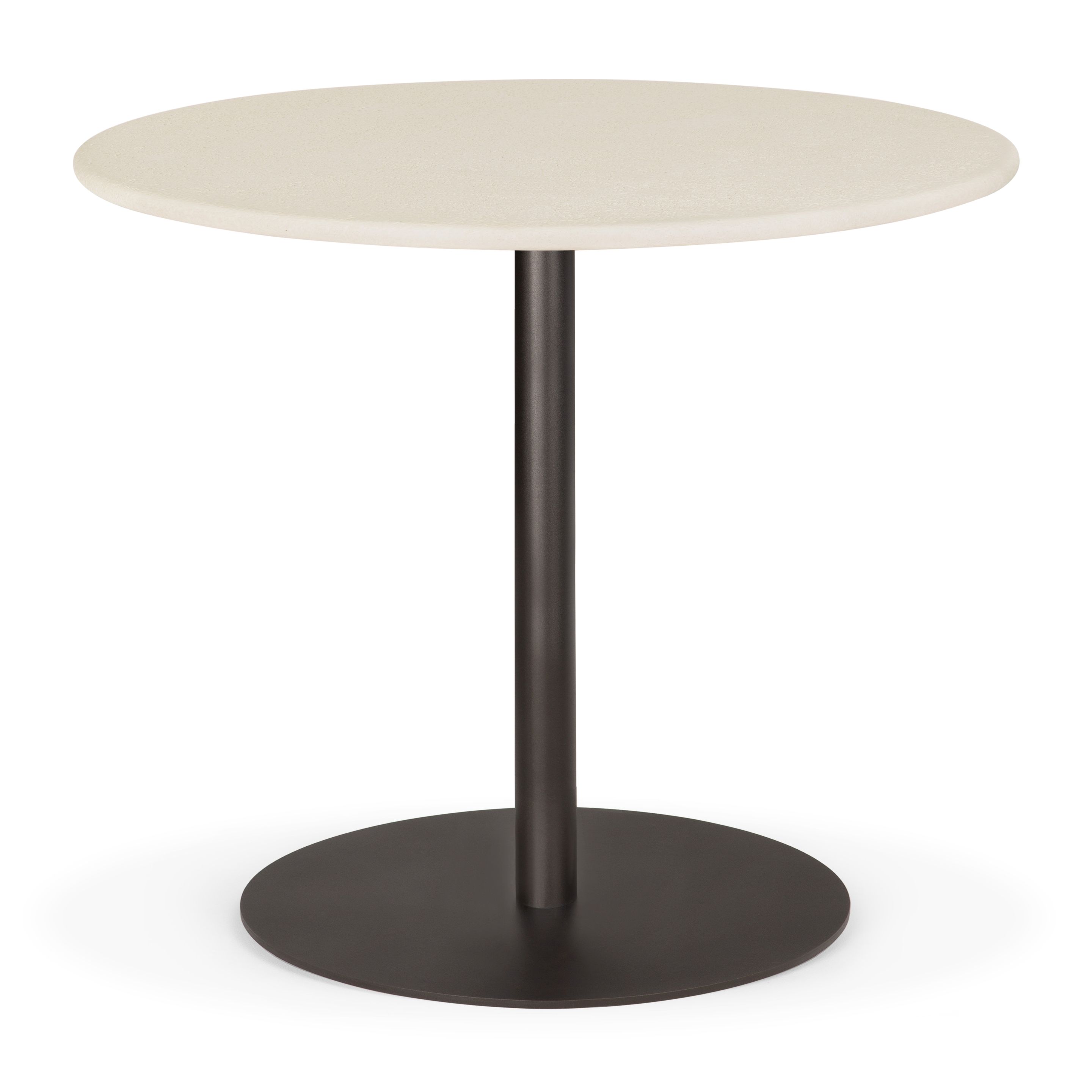 Blend-tafel Ø 90 cm donkerbrons - gebroken wit Ethnicraft