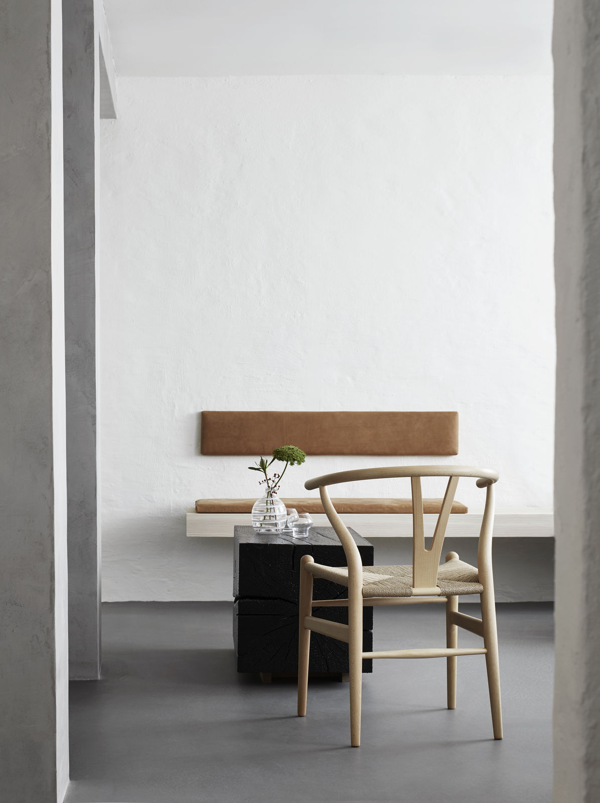 CH24 Wishbone Chair aus geölter Buche von Carl Hansen & Søn, skandinavisches Design.
