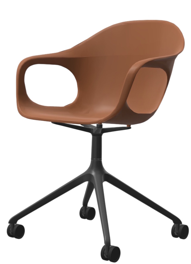 Elephantino-fauteuil met wieltjes van KRISTALIA