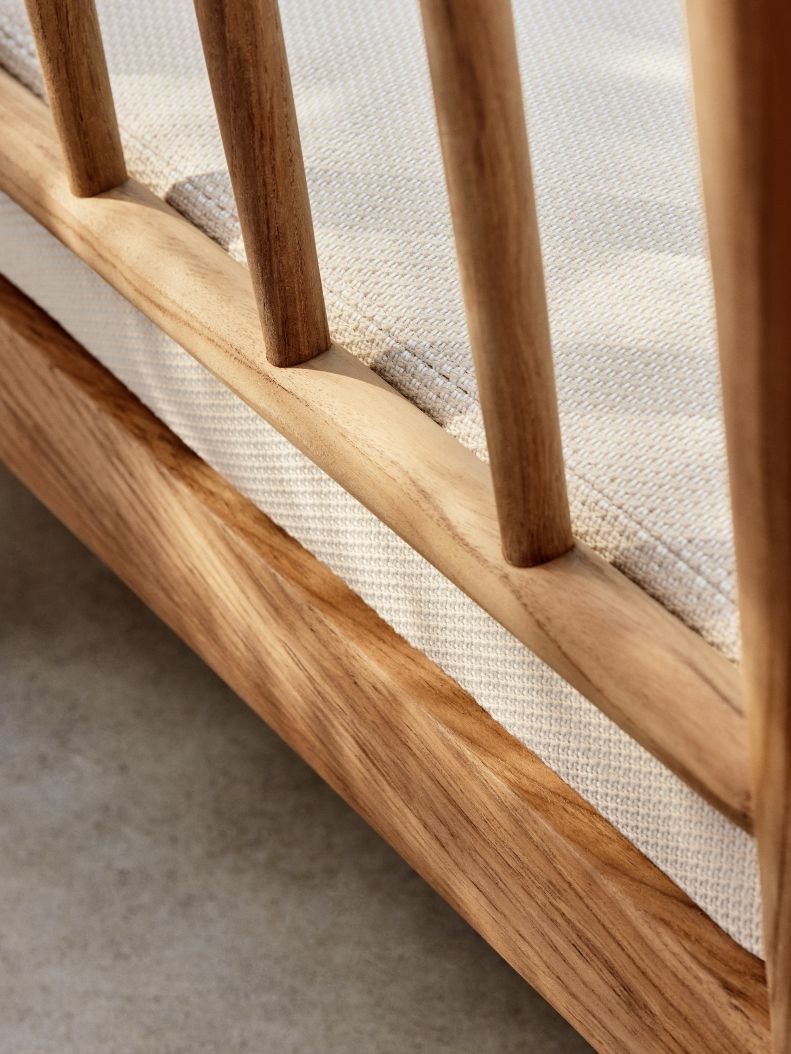 Tradition-bank tussenmodule voor buiten van Skagerak by Fritz Hansen