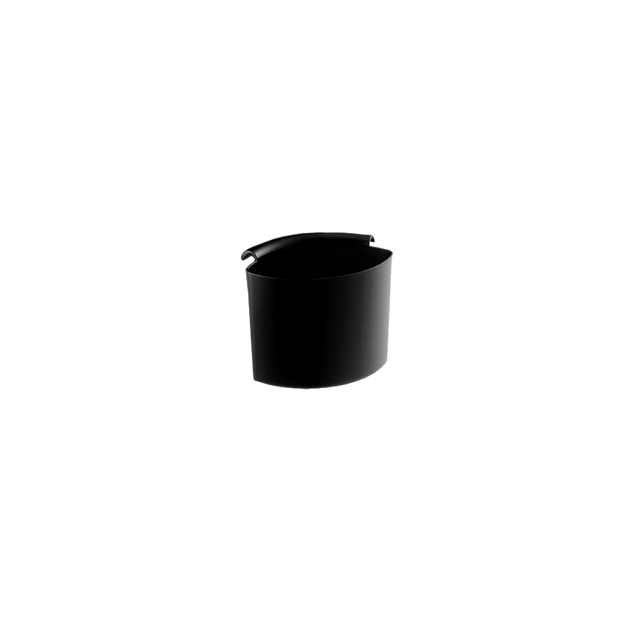 Schwarzer Colmo Schirmständer/Papierkorb von Rexite, ideal für Büro und Zuhause, modernes Design.