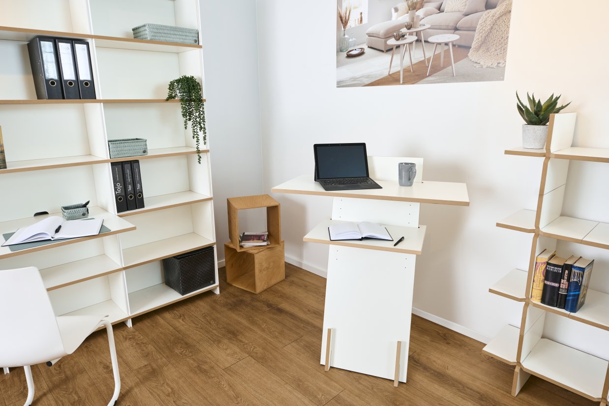 Schrijfbladen voor sta-bureau Tojo