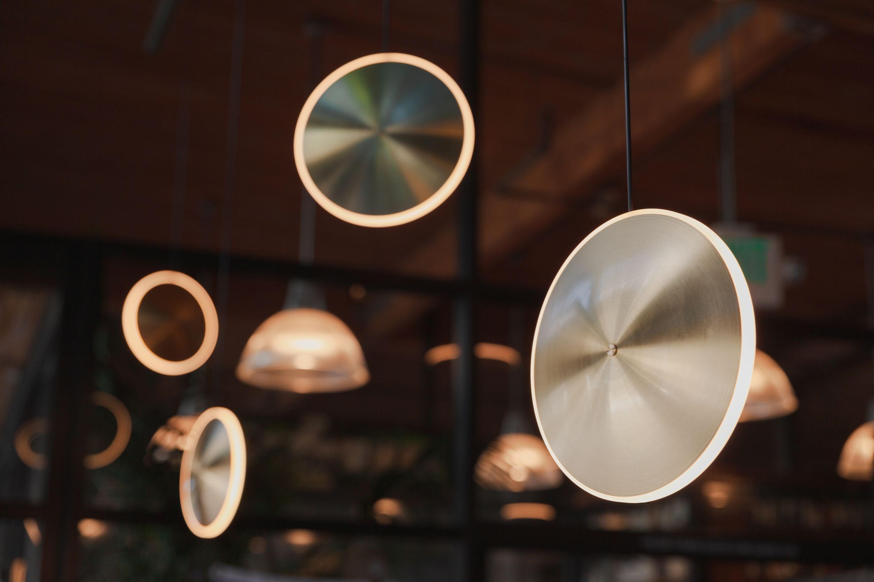 Dish6v Chrona hanglamp messing Graypants