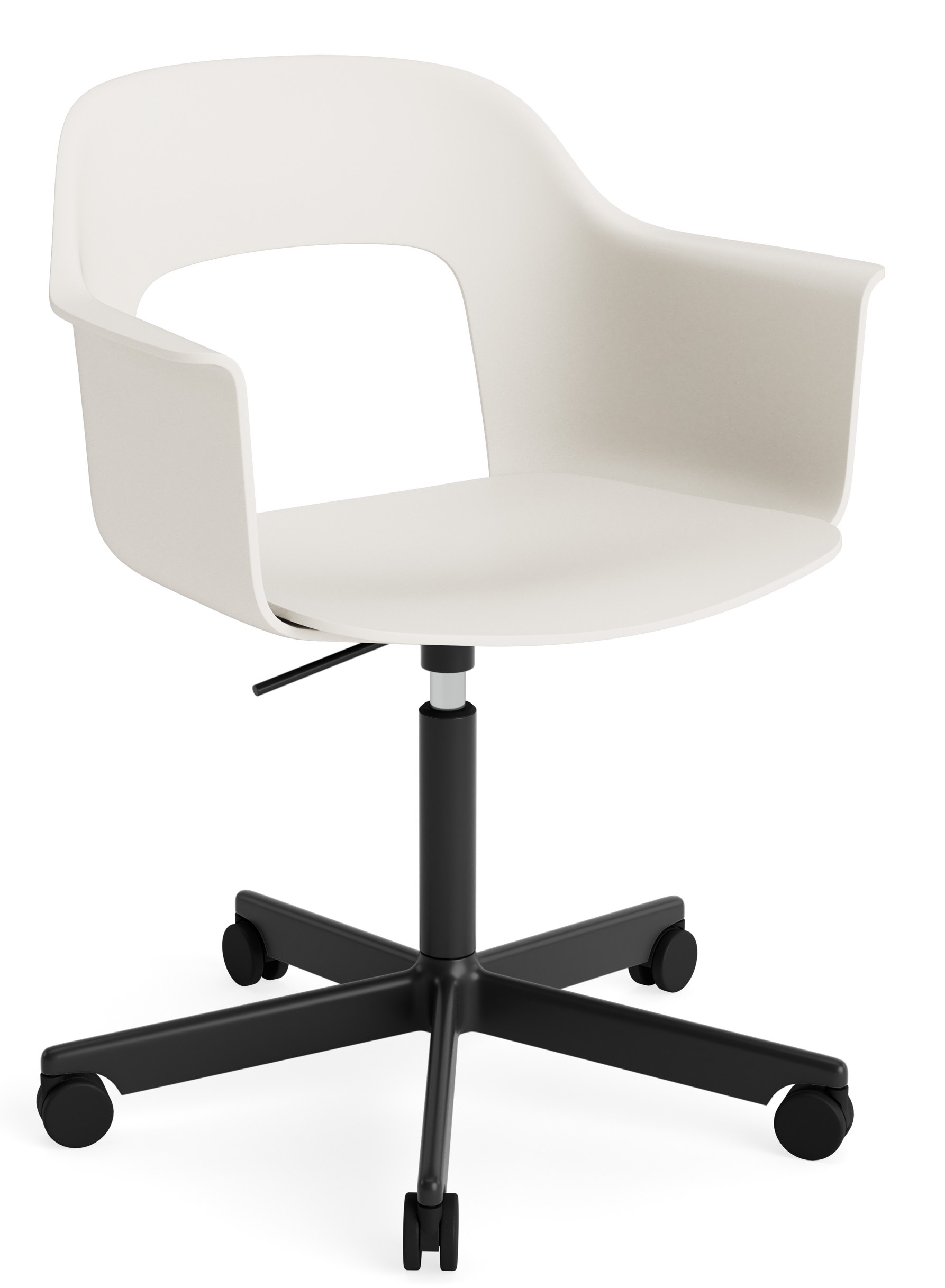 Layout Armchair 241 Fauteuil met 5-sterrenvoet, draaimechanisme met gasveer Hay