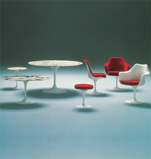 Tulip Chair stoel, niet draaibaar, Knoll International, TENTOONSTELLINGSSTUK