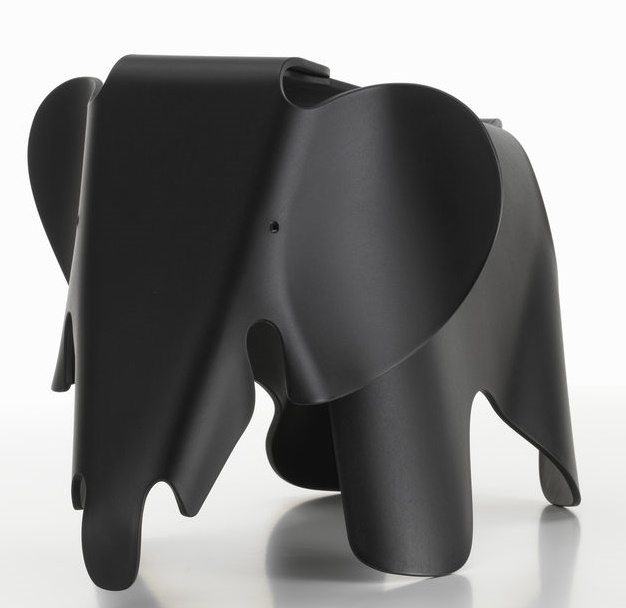 Eames Elephant-kruk RE Vitra diepzwart