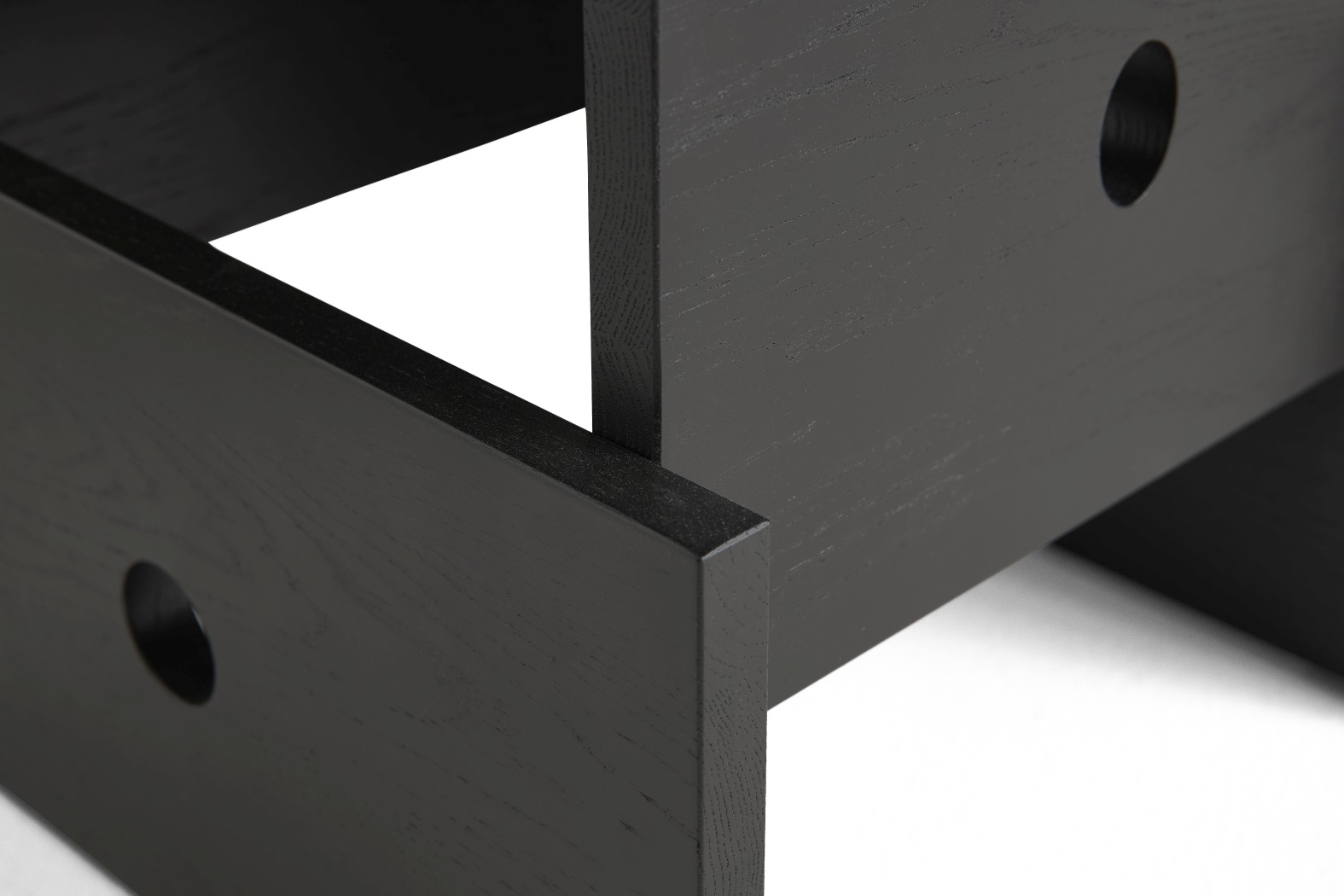 Wood Box salontafel Hay eikenhout zwart, lak op waterbasis