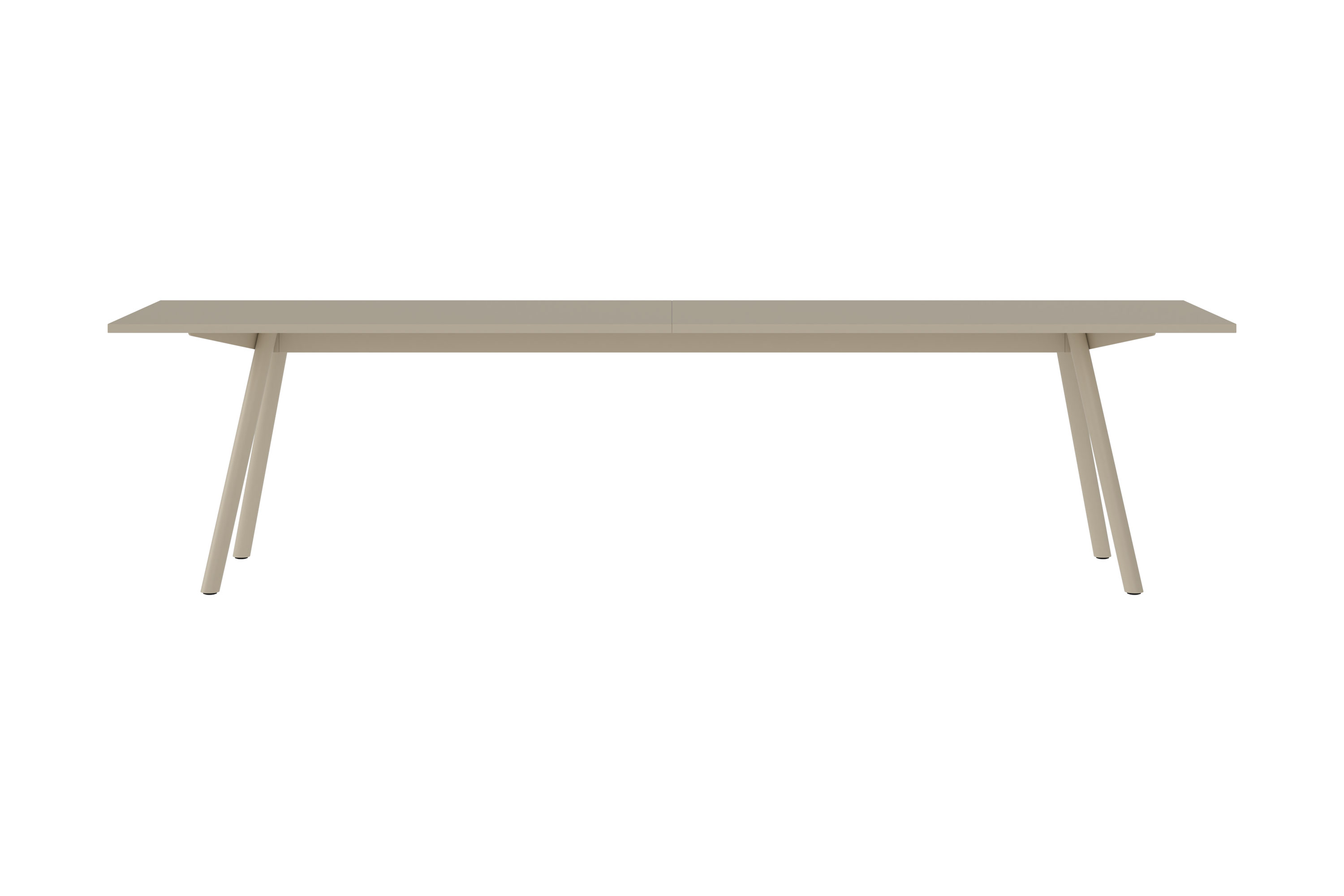 New Tendency Masa Tisch in Beige, minimalistischer Esstisch für modernes Wohnen.