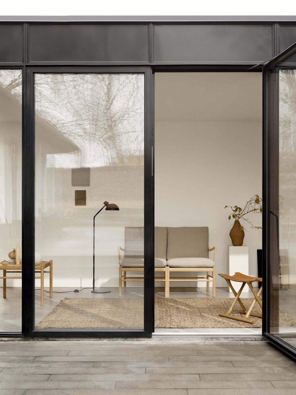 OW149-2 Colonial tweezitsbank van Carl Hansen & Søn