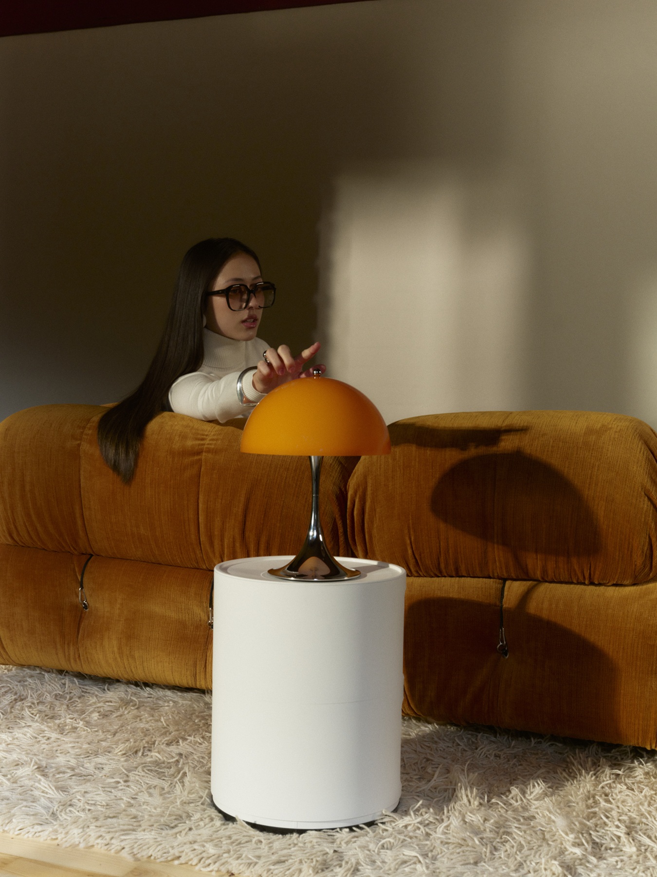 Panthella Originals 250 draagbare verlichting met oplaadbare batterij / tafellamp van Louis Poulsen