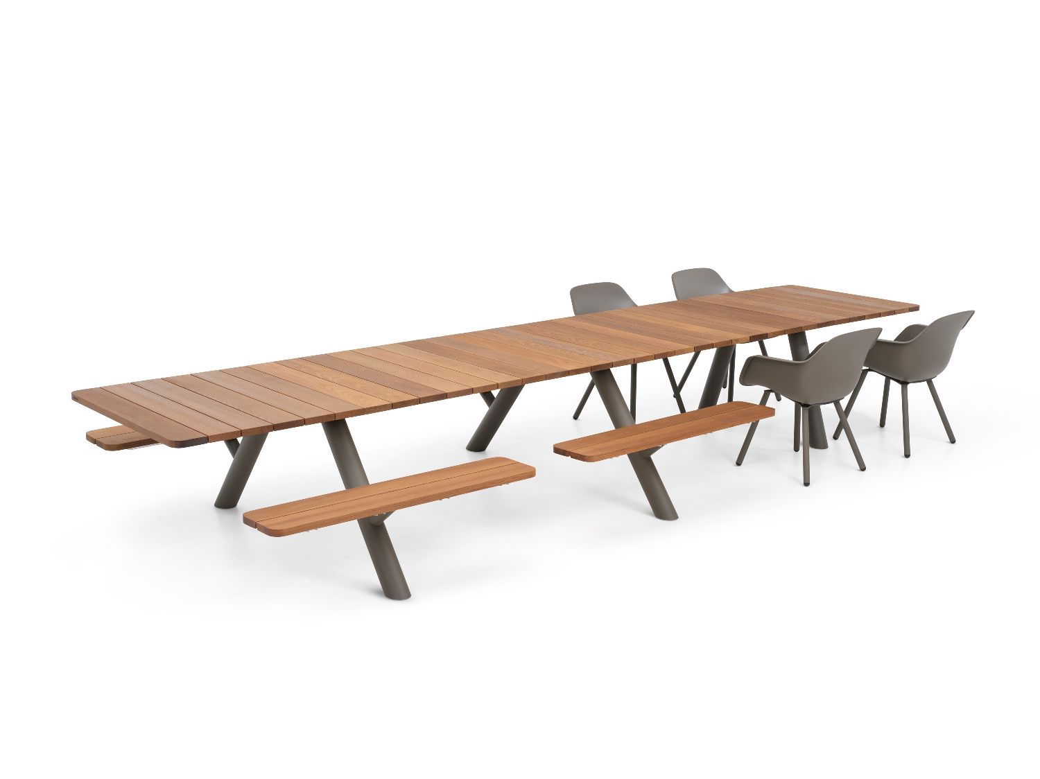Panigiri Combo: combinatie van tafel en bank voor buiten, Extremis